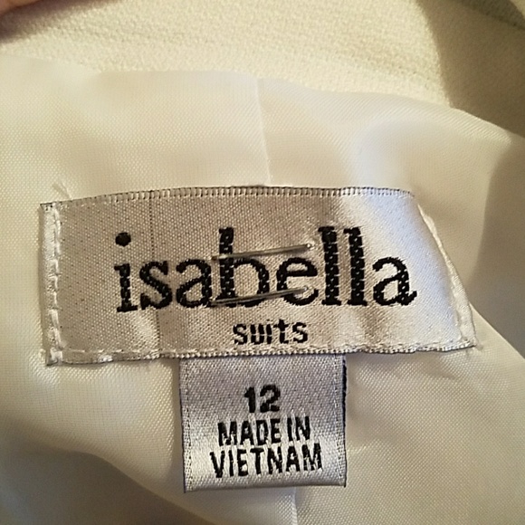 Isabella Cream and Black Suit Blazer Jacket - Picture 8 of 8